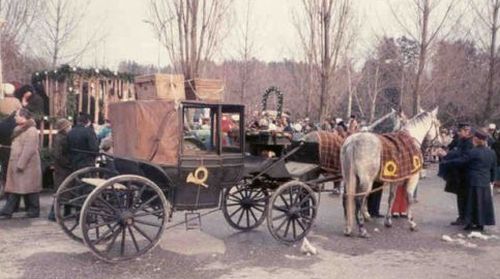 Blochziehen 1984, Historische Postkutsche